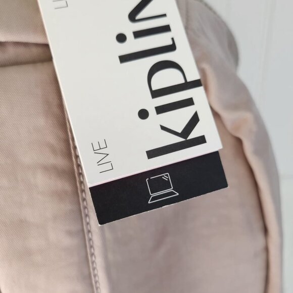NWT Kipling Seoul Large Laptop Backpack, Golden Tan